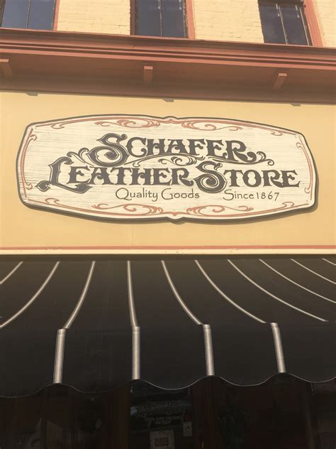 schafer leather|schafer leather marietta ohio.